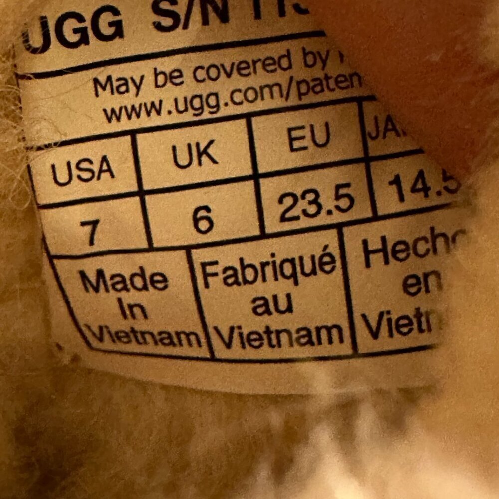 New UGG Kids' Classic II Glitter Rainbow Boots in Size 7 - Picture 8 of 8